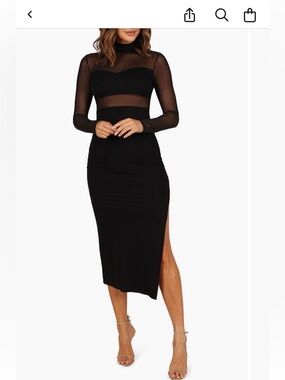 Farrow Long Sleeve Midi Dress large new no tags